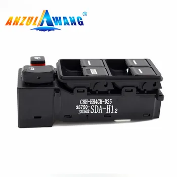 

ANZULWANG New Electric Master Power Window Switch 35750-SDA-H12 35750SDAH12 For Honda Accord 2003-2007