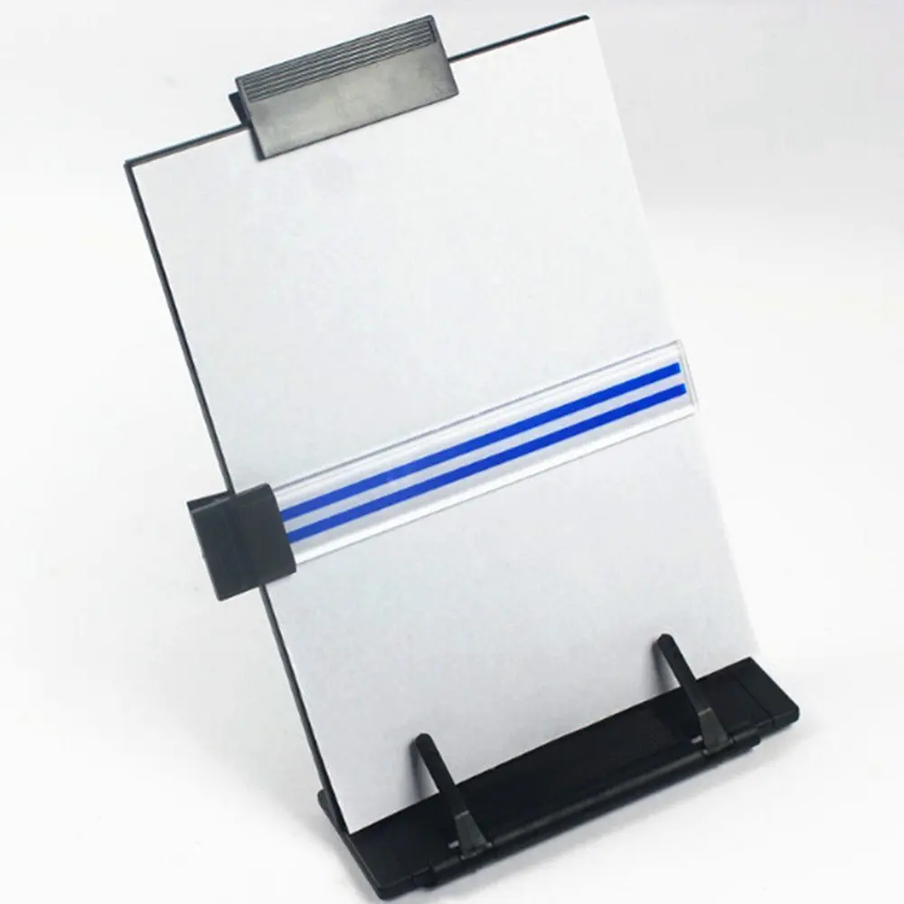 

A4 NEW 7 Adjustable Positions Black Metal Desktop Document Book Holder,document Holders with Interlaced Feet