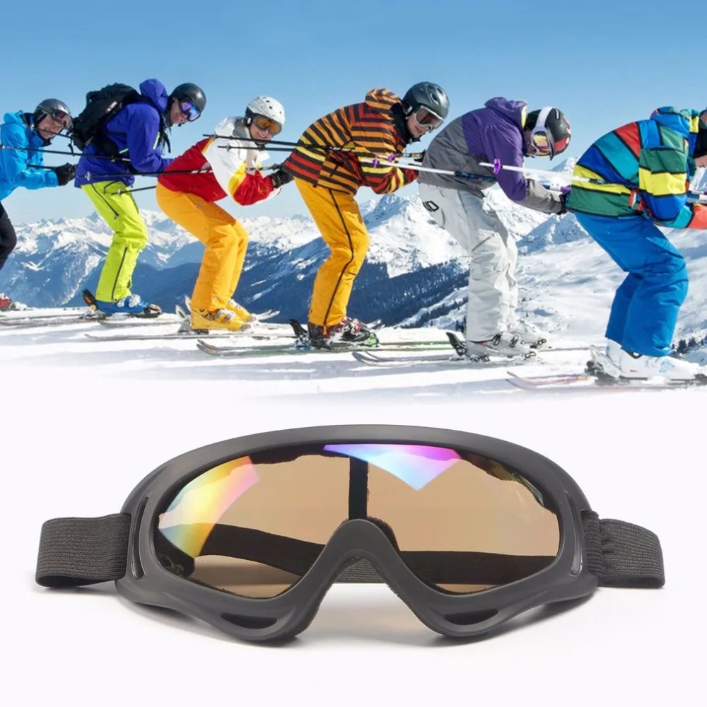 LESHP Ветрозащитный Анти-туман Тактическая очки поляризованные Открытый очки UV400 защиты для внедорожной езды Лыжный Спорт