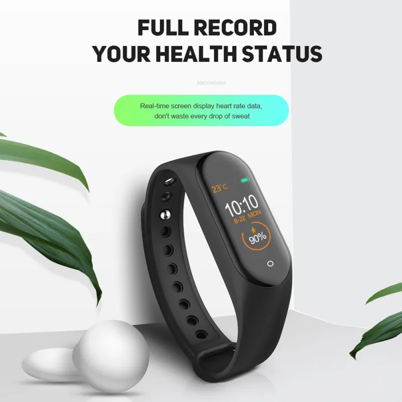 

Waterproof IP67 Smart Bracelet Watch for Mi band 4 Blood Pressure Monitoring Heart Rate Monitoring Smart Wristband Fitness Band