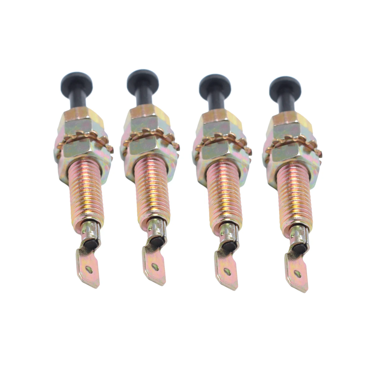 4 Pcs Heavy-duty Truck Hood Door Car Alarm Security Adjustable Zinc Plating Pin Switch for SUV |