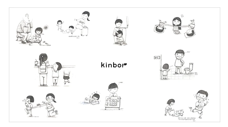 Kinbor прекрасный мальчика день DIY Ремесла Васи ленты Скрапбукинг клейкой ленты декоративные офис клейкие Ленты Kawaii Канцелярские