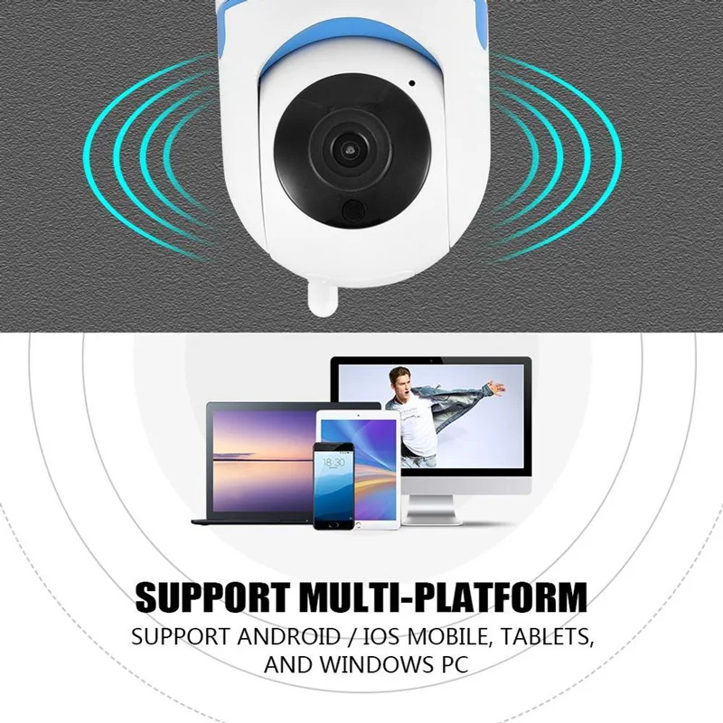 Wifi IP Camera MINI 2.0MP HD Smart Home Security Mobile Remote Control PTZ With Body Auto Tracking Two Way Audio Cloud Storage