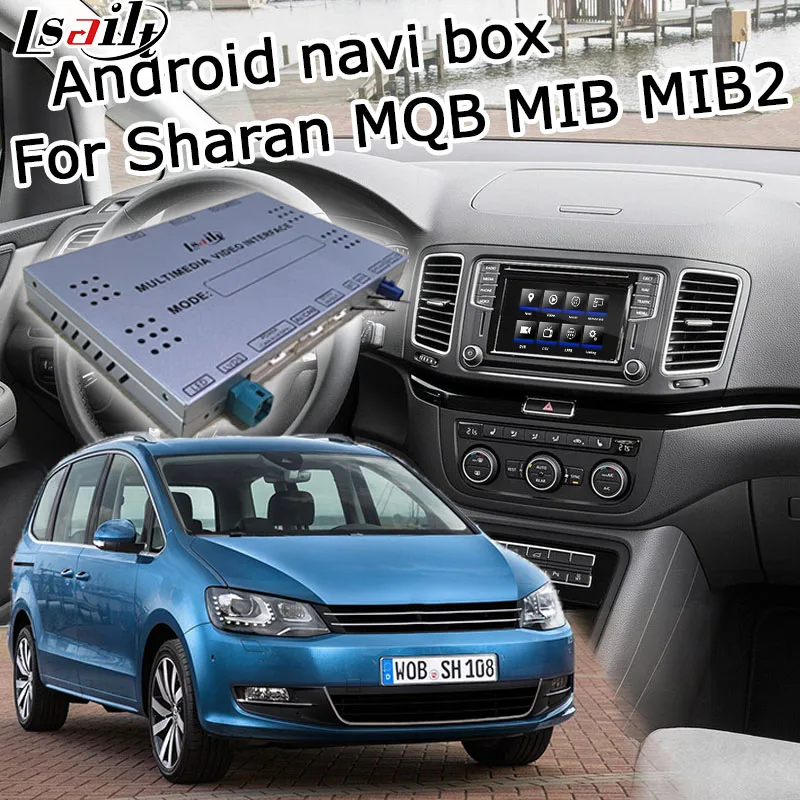 Коробка интерфейса Android/carplay для Volkswagen Sharan Tiguan Golf 6 5 8 9 2 дюйма discover pro mib коробка