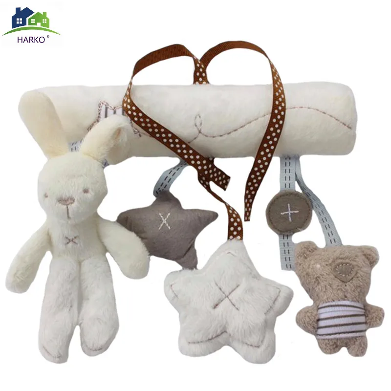 2019 New Hanging Bed Rabbit baby Hand Bell Safety Seat Plush Toy Multifunctional Plush Toy Stroller Mobile Gifts 2019 New Hanging Bed Rabbit baby Hand Bell Safety Seat Plush Toy Multifunctional Plush Toy Stroller Mobile Gifts