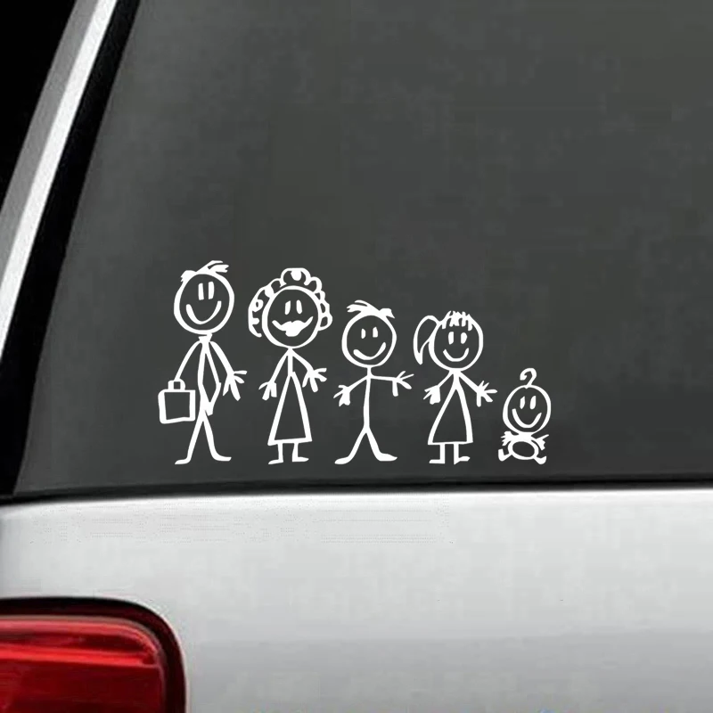 A happy family Warm And Romantic Art Painting Car Stickers Vinyl Decor Decals Rear Window Car Sticker A happy family Warm And Romantic Art Painting Car Stickers Vinyl Decor Decals Rear Window Car Sticker
