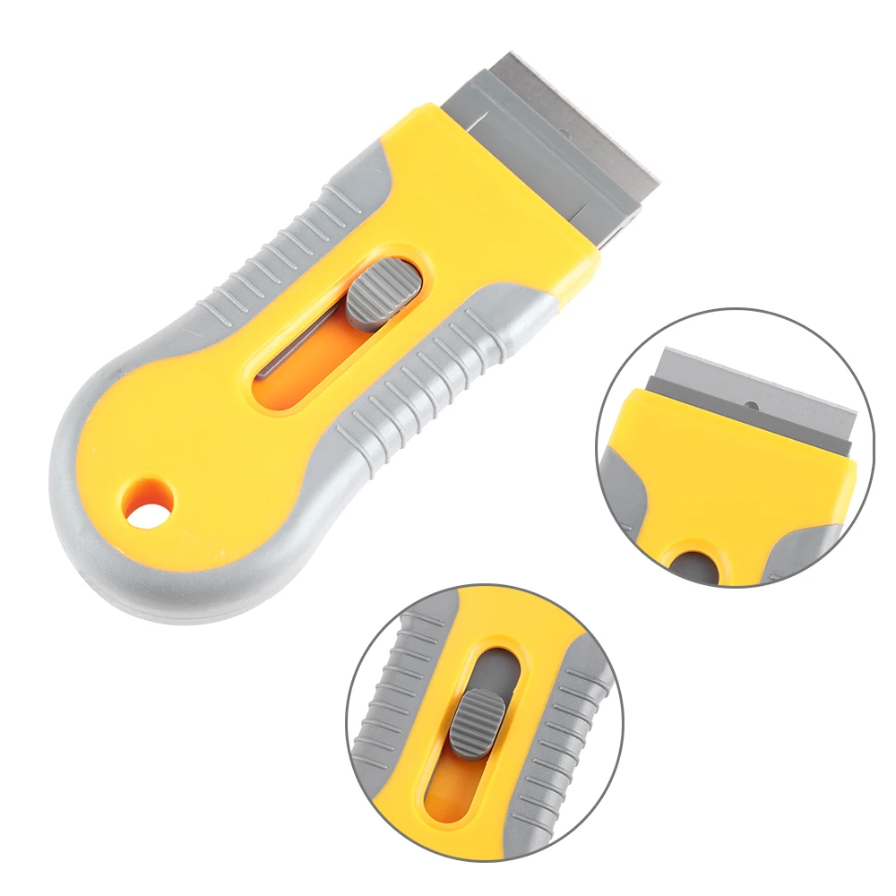 

2019New 1PC 39*19mm Retractable Razor Scraper Blades Phone LCD Glue Remover Scraper for Screen Window Cleaning Tool