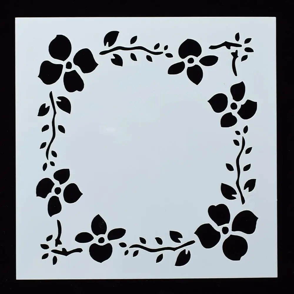 Craft Stencil Wreath Stencil Airbrush Wreath Stencil Card making