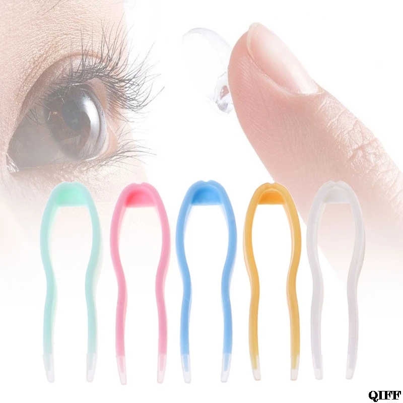 

Drop Ship&Wholesale Contact Lens Tweezers Care Travel Clip Clamp Remover Tool Tips Random Color Kit APR28