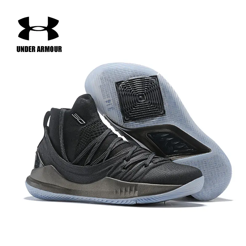 

Under Armour Basketball Shoes UA Men's Curry 5 Five Wearable Sport Sneakers Outdoor Athletic Light Cushioning Breathable Shoes