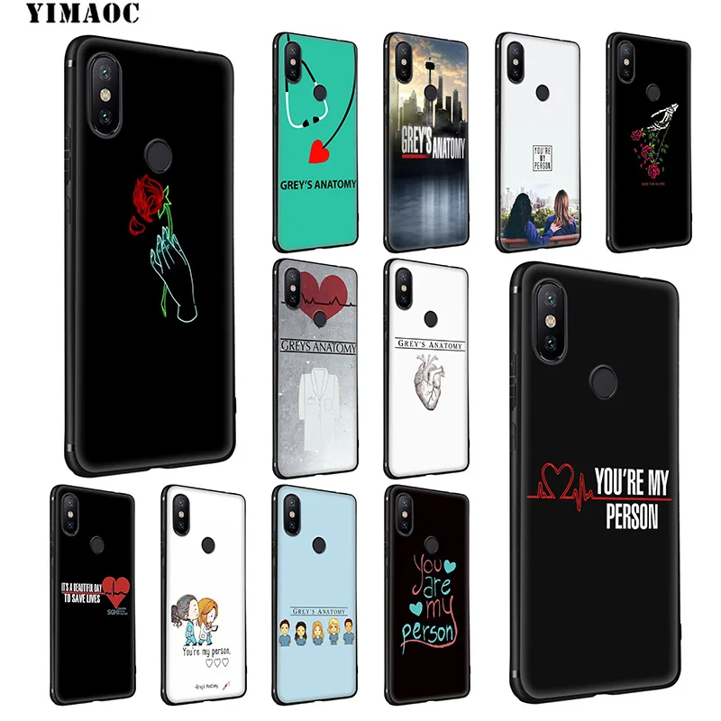 YIMAOC серый анатомический ТВ-шоу Мягкий силиконовый чехол для Xiaomi Redmi 7A Note 7 6 6A 5 4 4X 4A