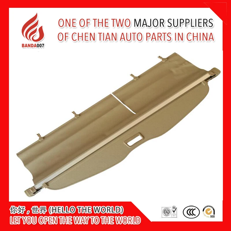 

Rear Trunk Security Shield retractable Cargo cover Tonneau cover for Highlander 2009-2014 2015-2016