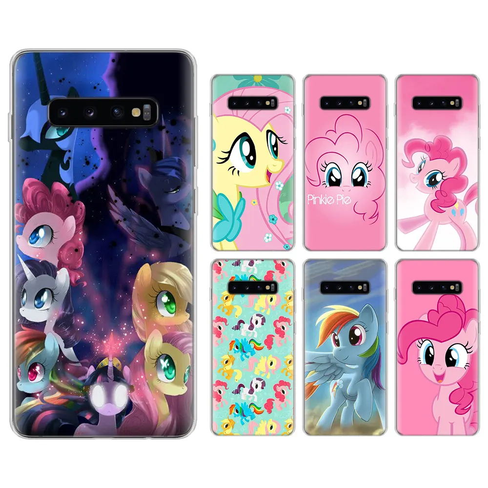 

My Little Pony Silicone case for Samsung Galaxy S8 S9 S10 S10 Plus M10 M20 S6 S7 edge TPU Soft Phone cases cover