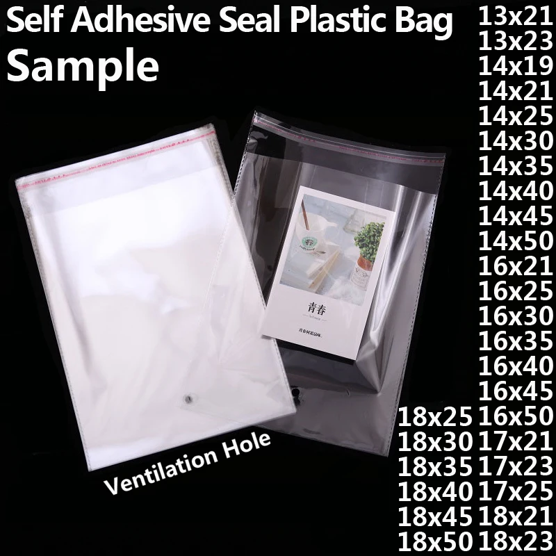 400 bolsas de celofán de plástico transparente autoadhesivas de 3.5 x 5.5  pulgadas, bolsa de OPP, pequeñas bolsas transparentes resellables para