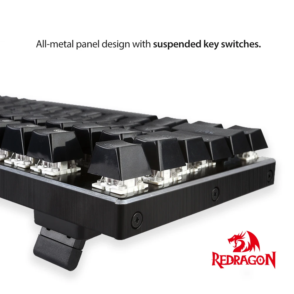 Redragon K556 RGB светодиодный подсветкой проводной Механическая игровая клавиатура