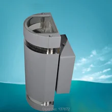 50 шт. напольный крыльцо освещения современный настенный светильник установлен 8 Вт серый/белый/черный Открытый Бра Алюминий настенный светильник AC85-265V