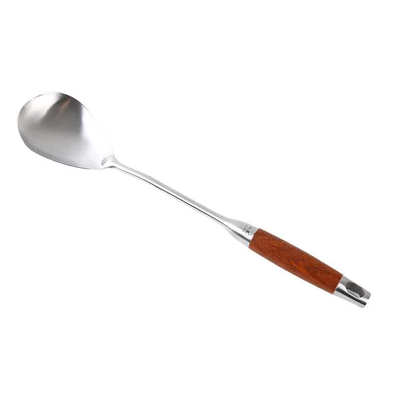 

Kitchen Tool For Cooking Rosewood Spatula Spoon Colander 304 Stainless Steel Spatula Spoon Thickening Spatula Frying Shovel