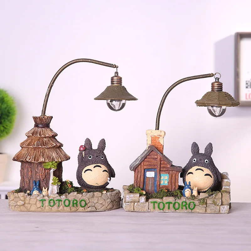 

Home Decoration lights resin crafts Hayao Miyazaki creative Cute Totoro reading lamp LED energy saving Learn reading Night Light