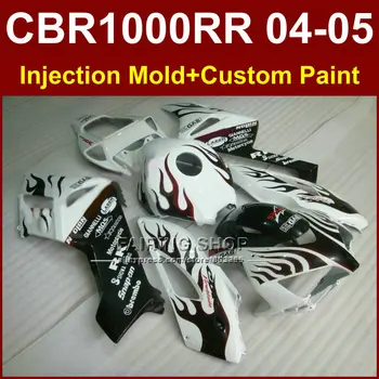 

Injection mold Motorcycle body parts for HONDA flame fairing set CBR1000 RR 2004 2005 cbr1000rr 04 05 high grade bodykit CBR1000
