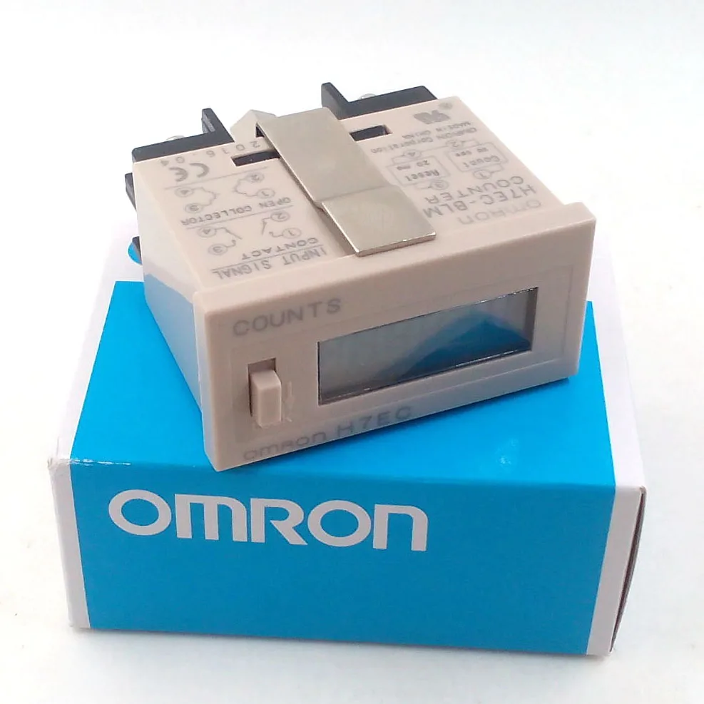 10 шт. Omron H7EC-6 электронный пробойник промышленный счетчик торговый автомат Цифровой Счетчик подсчитывает, когда устали без voltag с батареей