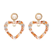 Simulated Pearl Earrings Hanging Femme Oorbellen Special Design Luxury Wedding Jewelry Women Fashion Statement Dangle Brincos