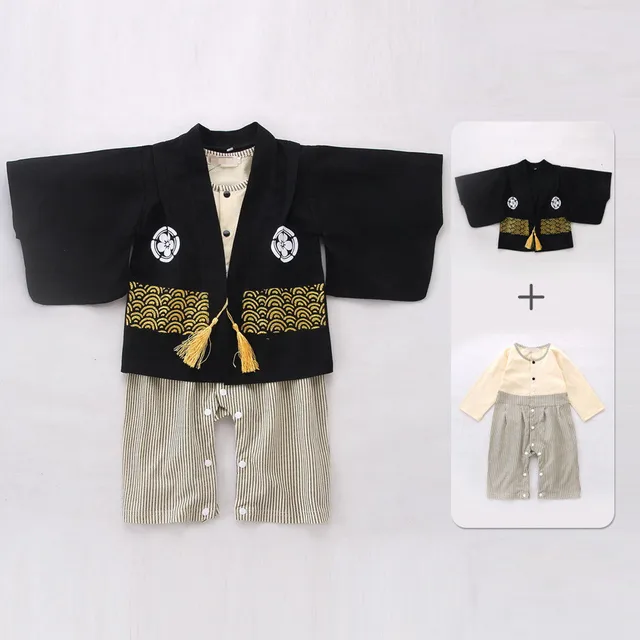 New Baby Boys Girls Clothes Japanese Kimono style Clothes Newborn Baby