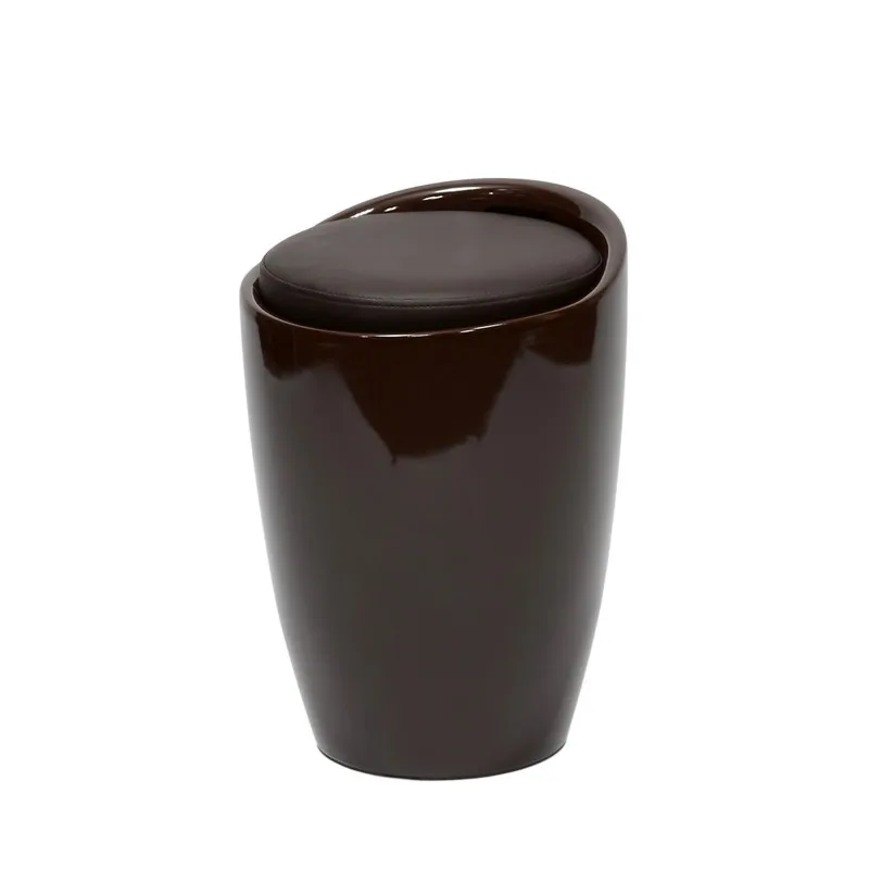  94902 Barneo N-13 Plastic Kitchen Breakfast Interior Stool Bar Chair Kitchen Furniture Brown free s - 1000004381006