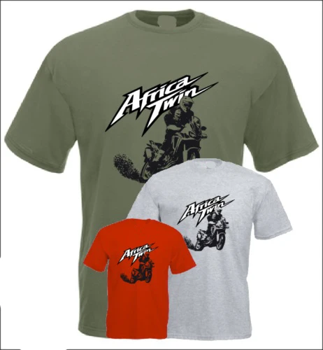 

2019 New Casual Cool Tee Shirt Africa Twin T-SHIRT Motorcycles for Rally Fans Shirt Hot Sale T-shirt