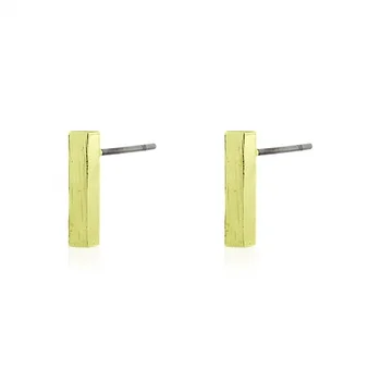 

Fashion rectangle stud earrings personality femininity plated stud earrings for women