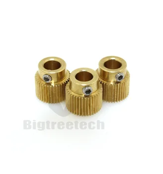 

3D Printer 5pcs or 10pcs MK7 MK8 Extruder Gear 40 Tooth Teeth Brass Drive Gear Planet Reducer Extruder Feeding Gear wheel WCL000
