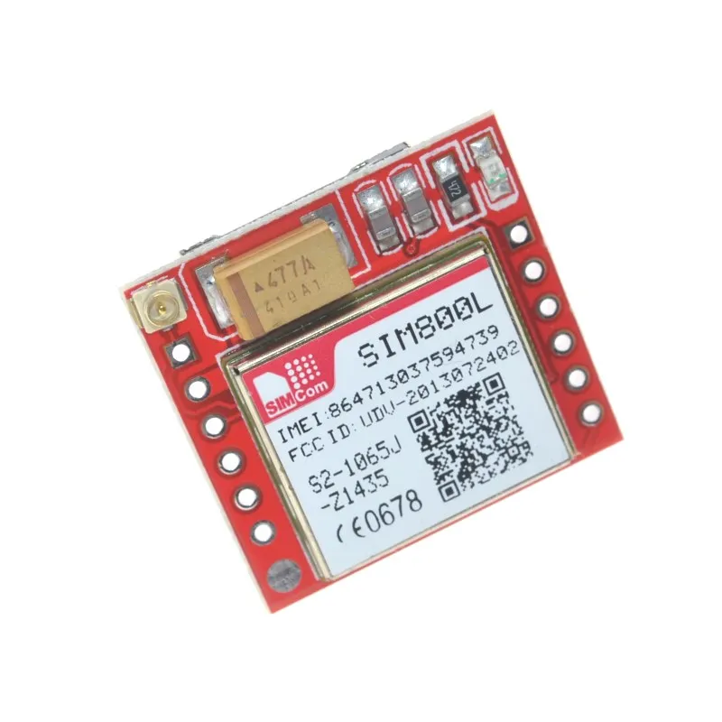 WAVGAT самый маленький SIM800L GPRS GSM модуль карта MicroSIM Core BOard Quad-band ttl последовательный порт