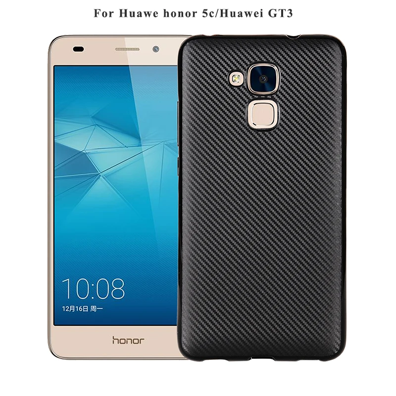 carbon fiber silicone huawei honor 5c  (1)