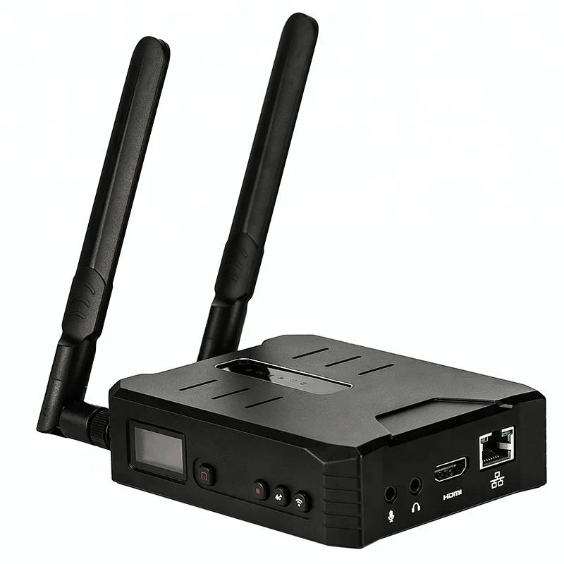 

Mine Q7 Streaming Encoder 4G LTE HDMI Encoder Wireless RTMP Support 4G / Wifi / Ethernet For Youtube Facebook