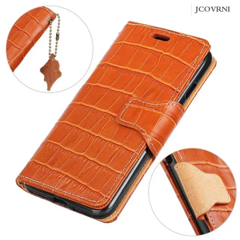 

JCOVRNI For100% leather crocodile pattern retro phone wallet leather case for iPhone 6 6s 7 plus for galaxy S8 note8 phone case