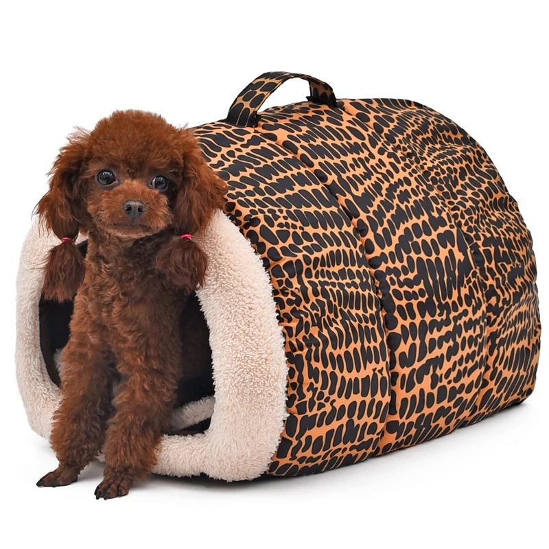 

2016 New Product for Pet Bed Leopard Dog House Cat Cushion Pet Home High quality Soft Bed for Cat Print Puppy Mats