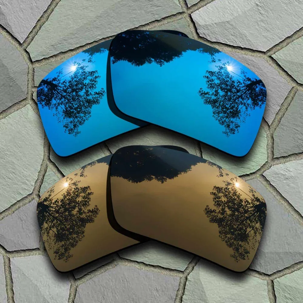 Lenti Di Ricambio Polarizzate Per Occhiali Da Sole In Rame Blu Cielo E Bronzo Per Oakley Eyepatch 2