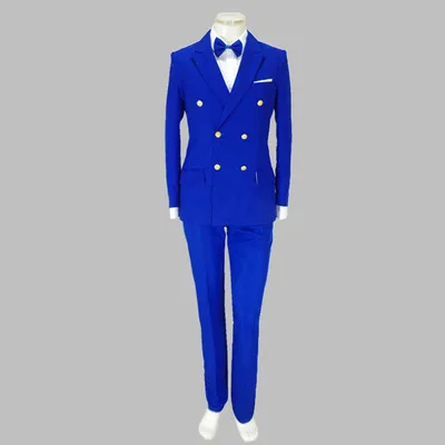 

Double-breasted Costumes Host Male Singer Candy Color Theme Photo Dress Suit Factory Direct Sales Coat+Pants 2pcs Suit 14 Colour