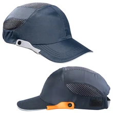 Мужской защитный шлем со светоотражающими полосками легкий и дышащий жесткий головной убор защитный колпачок