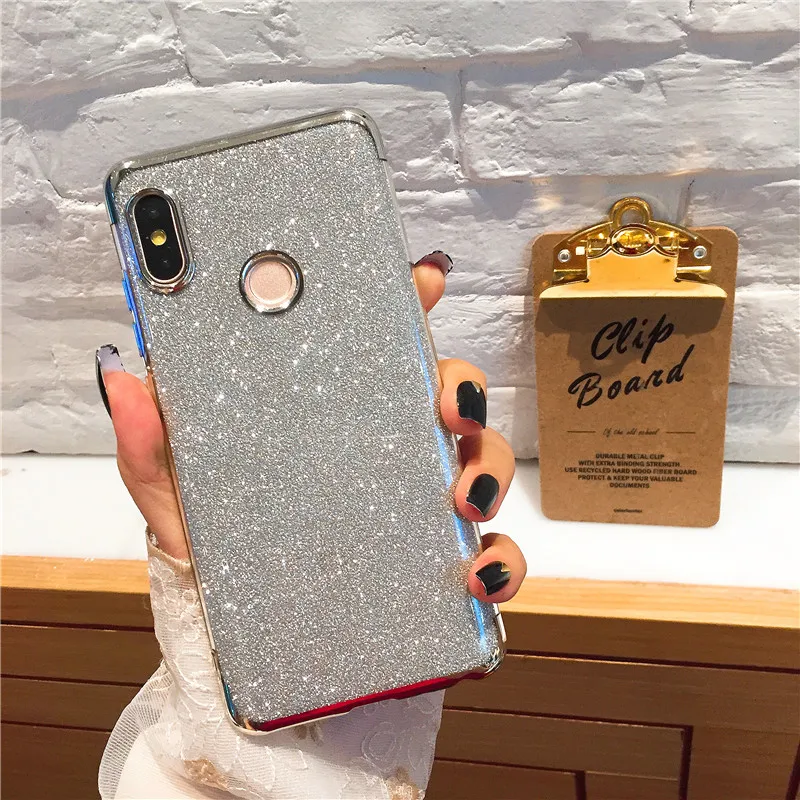 

Plating Glitter Bling TPU Phone Case for Xiaomi Mi A1 5X 6 Mix 2 2S 3 6X A2 8 SE MAX 3 Redmi 5 Plus S2 6 6A 6 Pro 4X 5A Cover