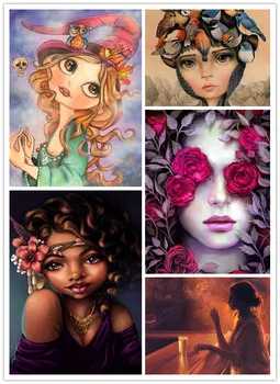 

Diamond Painting Full Square / Round Beautiful Princess Cartoon Figure Daimond Painting Photo Embroidery Cross Stitch L548