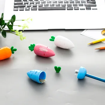 

cute carrot pencil sharpener makeup kawaii kids promotion gift school office supplies stationery
