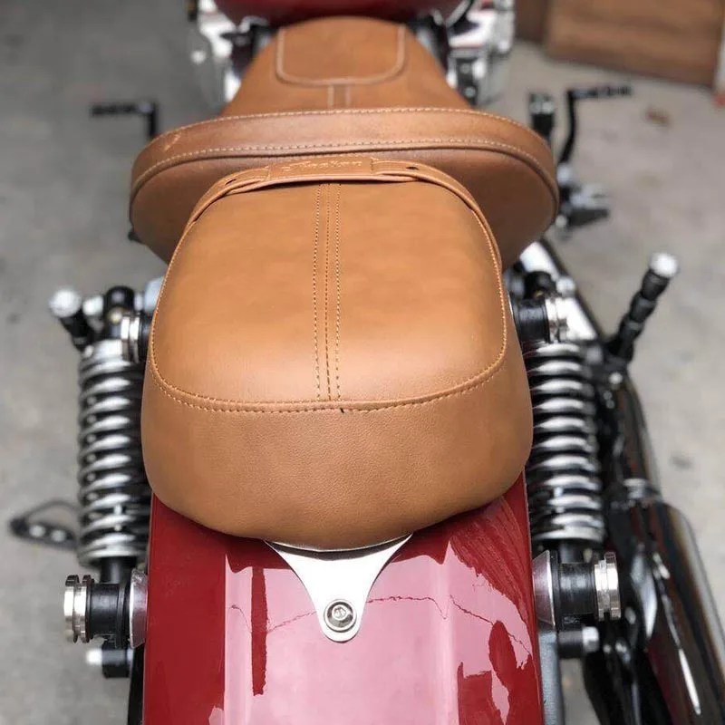 Motorcycle Seat Cushion Modification Leather Cushion Comfortable Rear Seat Accessories For Indian Scout Sixty2014