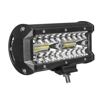 

7 Inch 400W LED Work Light Bar Flood Spot Combo Offroad Truck Driving Fog Lamp