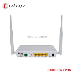 Индивидуальные EPON ОНУ ОНТ RL804ECW с 1GE + 3FE + 1 CATV + WI-FI один волокна для волоконно-оптической сети маршрутизатор