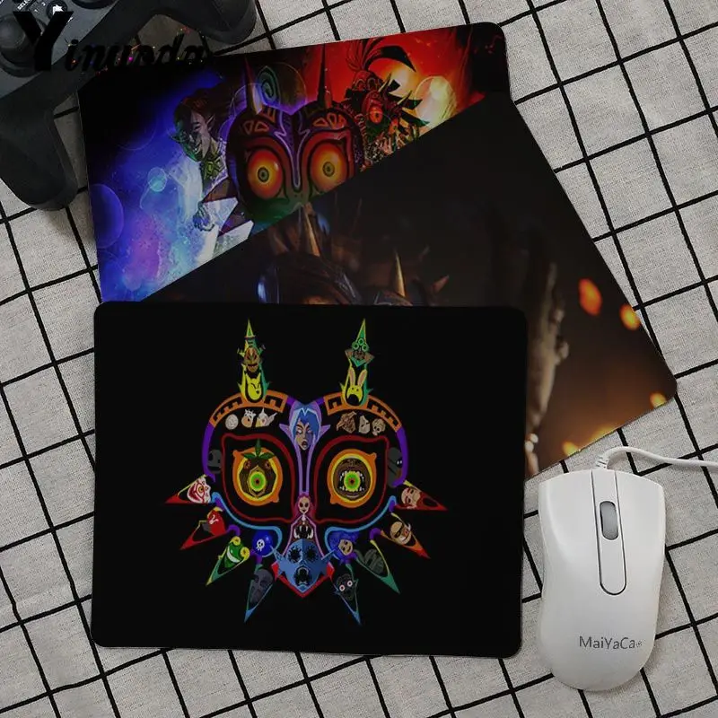 

Yinuoda The Legend of Zelda Majora Mask Customized MousePad Computer Laptop Anime Mouse Mat DIY Printing Drawing mouse pad anime