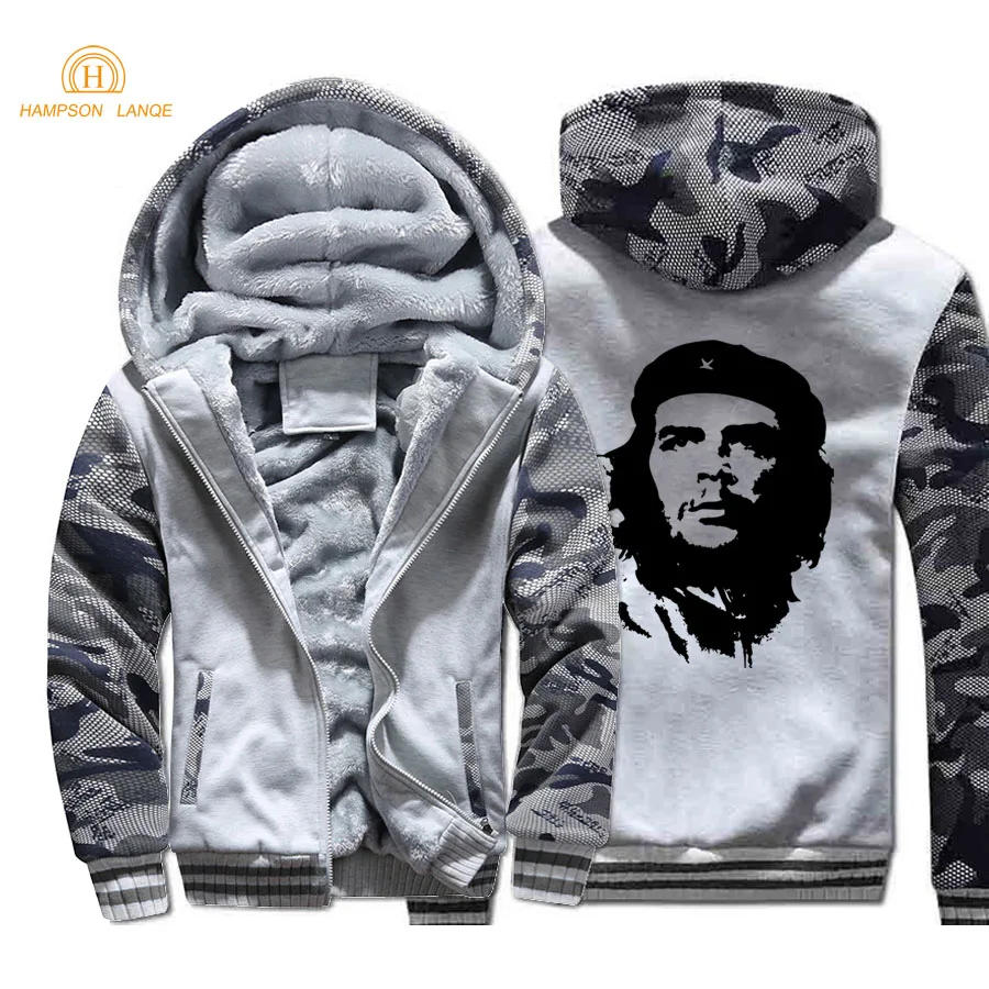 

Ernesto Guevara Quarter Camouflage Men's Sweatshirts Hoodies 2019 Brand Hoody Autumn Winter Jackets Plus Size Long Sleeve Hooded