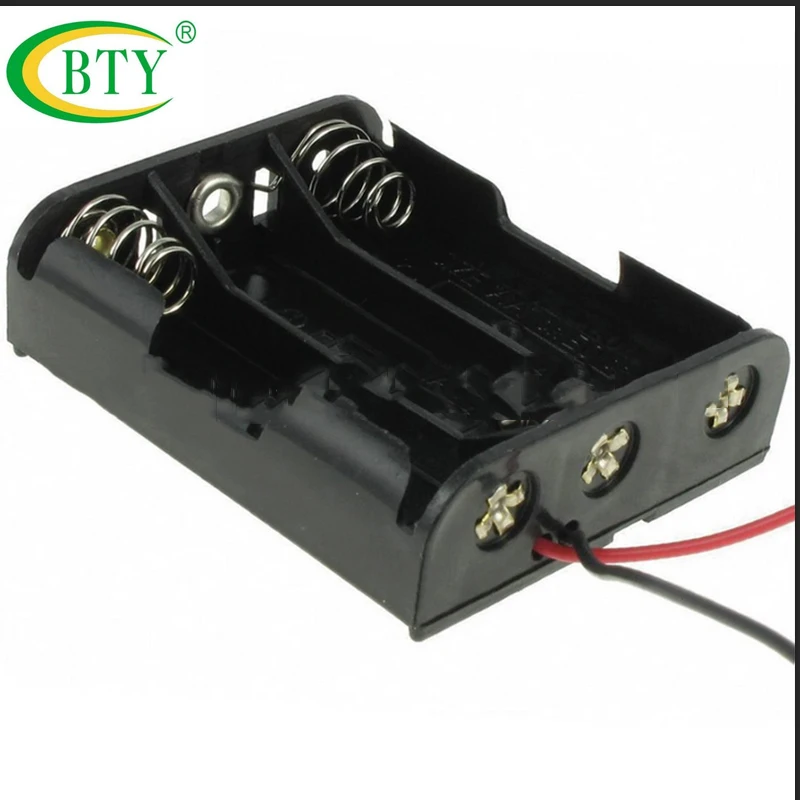 10pcs High Quality Battery Holder Container 3x AA Rechargeable Li ion