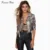 2017 jacket women Pu Jacket Punk Style Silver bomber jackets veste Leather basic Jackets Coat Spring Lapel Oblique Zipper C0837