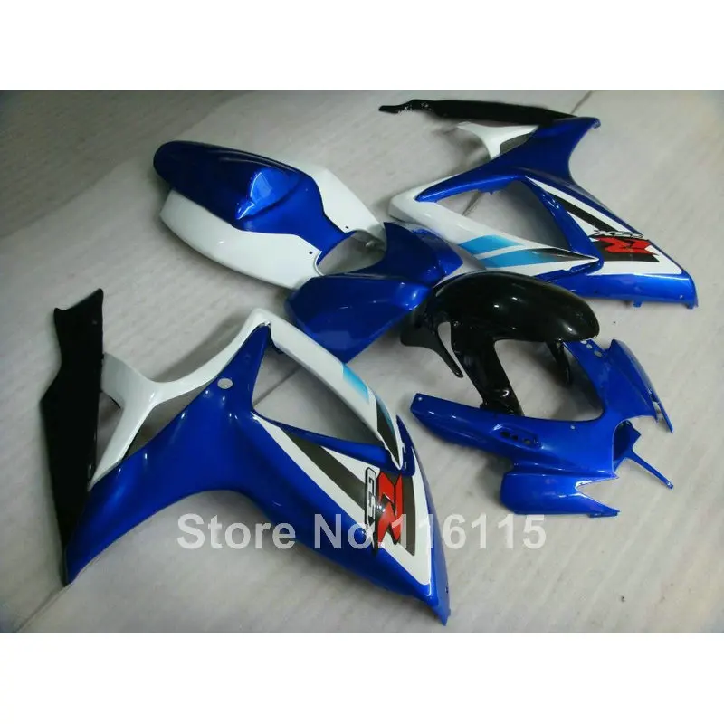 

Injection mold fairing kit for SUZUKI GSXR 600 750 K6 K7 2006 2007 blue white black GSX-R600 GSX-R750 06 07 fairings V898