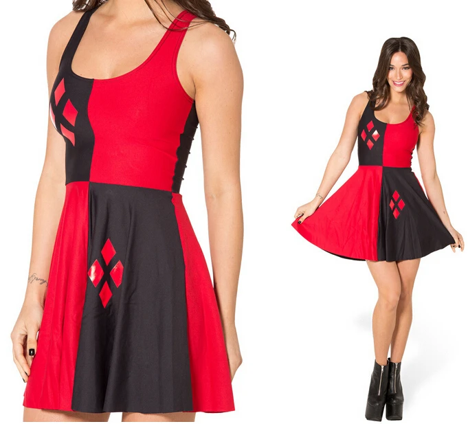 red color one piece dress
